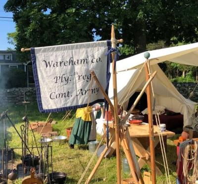 A militia encampment from the Minutemen.