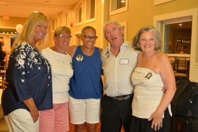 Members of the Reunion Team: Sheila Pajunen Perry, Sue (Lake) Akins, Vanessa (Britto) Henderson, Rick England and Christal (Fiocchi) England.