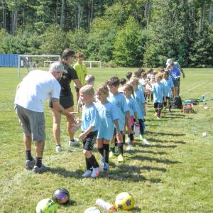 Sportsmanship is key: Both teams made sure to shake hands after the game.