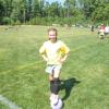 Grace Pacheco, 10, said it felt "good" to score her first goal. Photos by Christian Uva