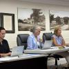 Superintendent Amy Hartley-Matteson at an Aug. 20 School Committee meeting. Photo by Christian Uva